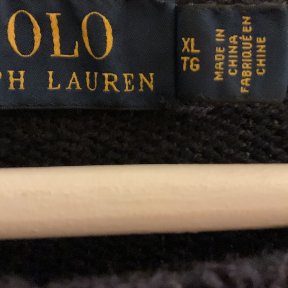 Polo by Ralph Lauren Navy University Sweater with Bear Design - Picture 4 of 6